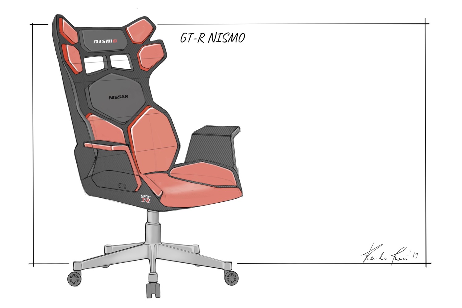 nissan designs gaming chairs based on gt r nismo leaf and armada chair