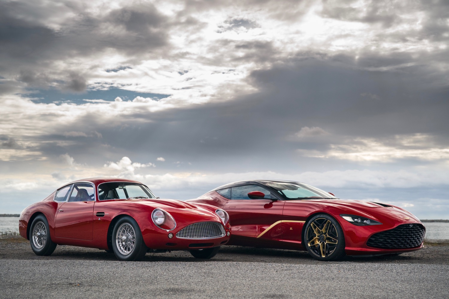 aston martin dbs gt zagato comes with a classic car and db4