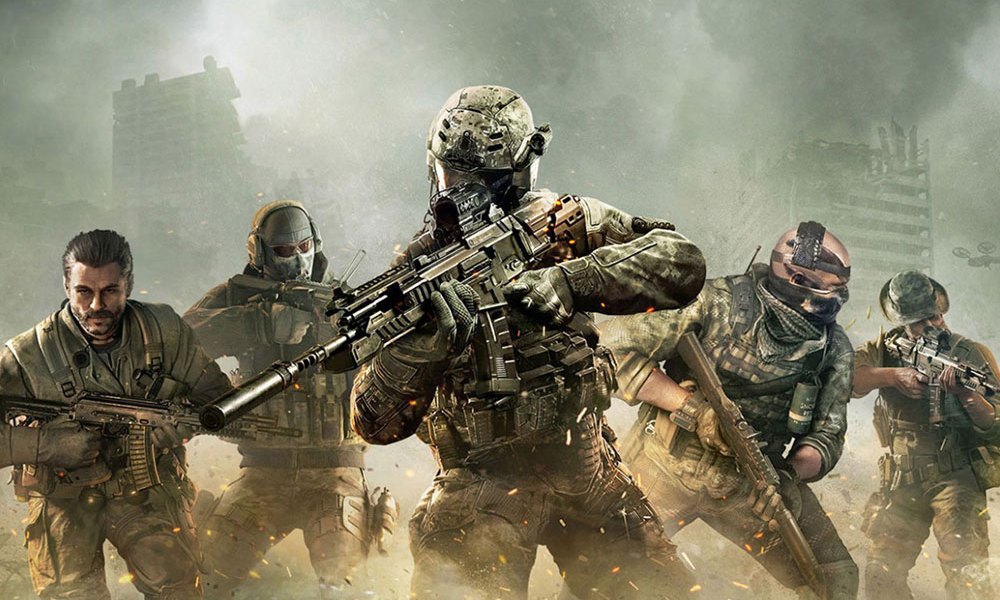 Call of Duty Mobile download banner.