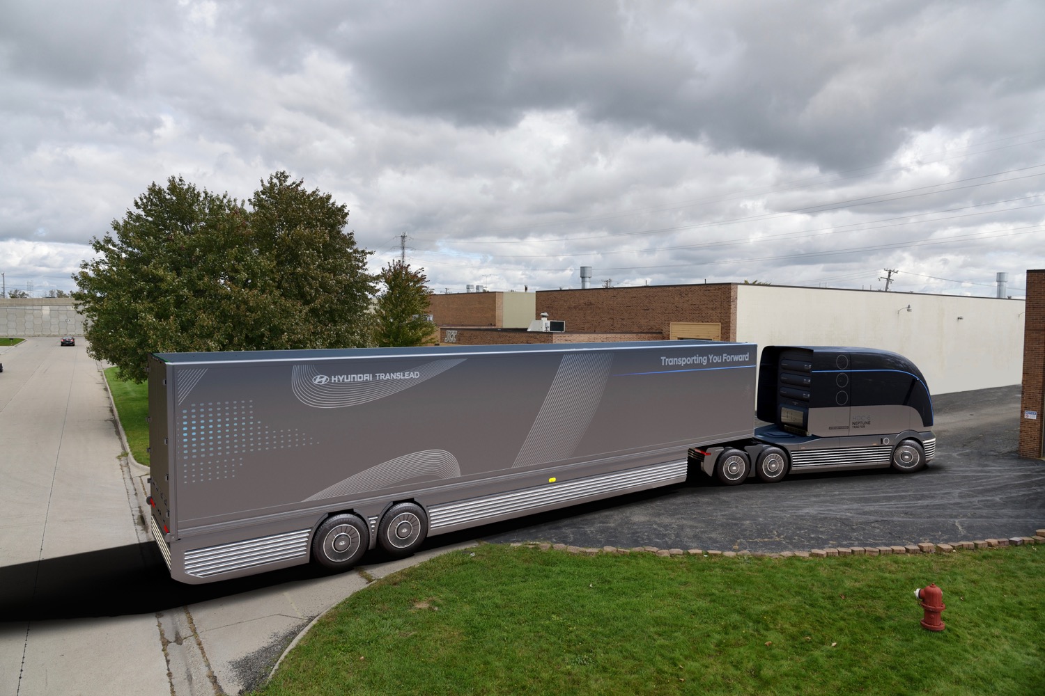 hyundai hdc 6 neptune concept hydrogen fuel cell truck