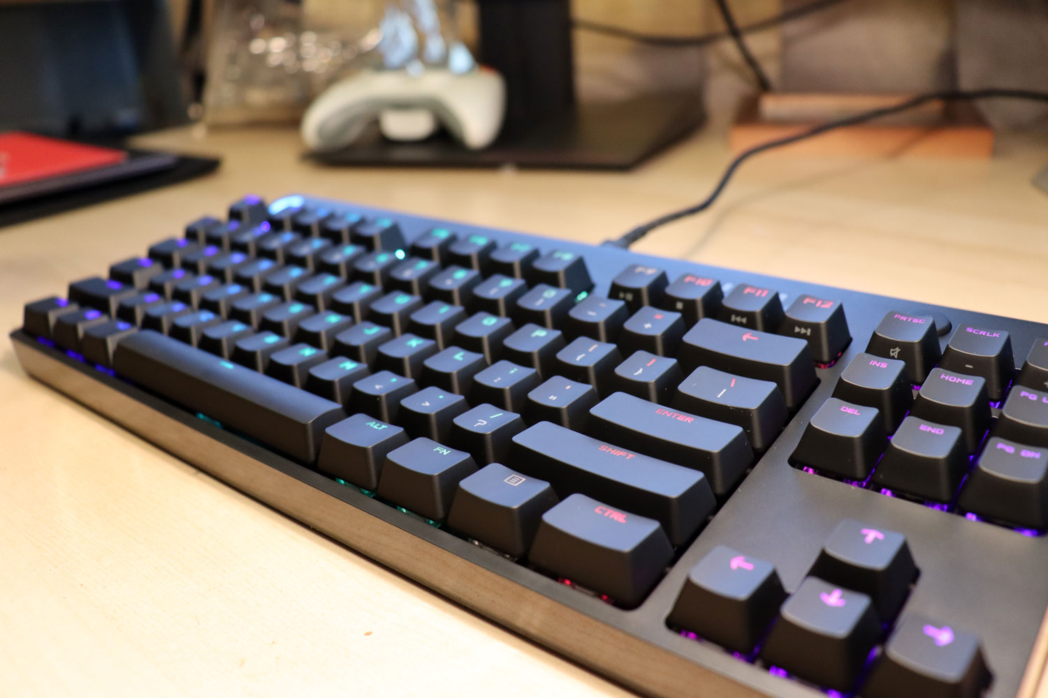 Logitech G Pro X mechanical gaming keyboard.