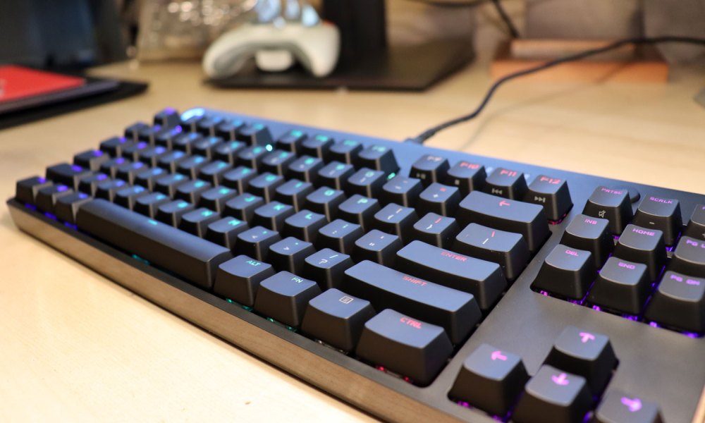 Logitech G Pro X mechanical gaming keyboard.