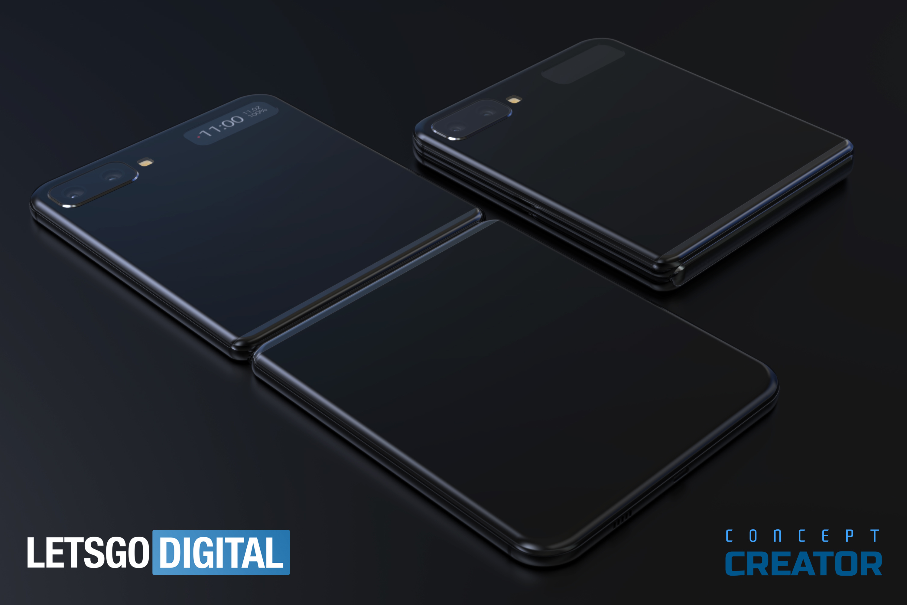 samsung galaxy fold 2 renders show square folds main