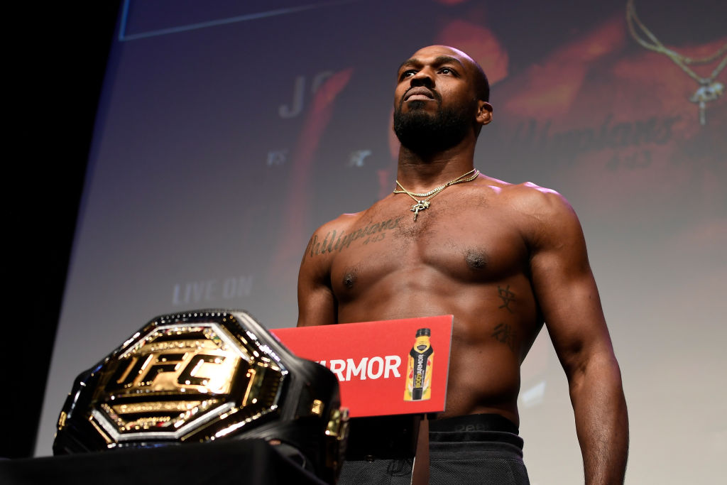 Jon Jones at the UFC 247 Weigh-Ins.