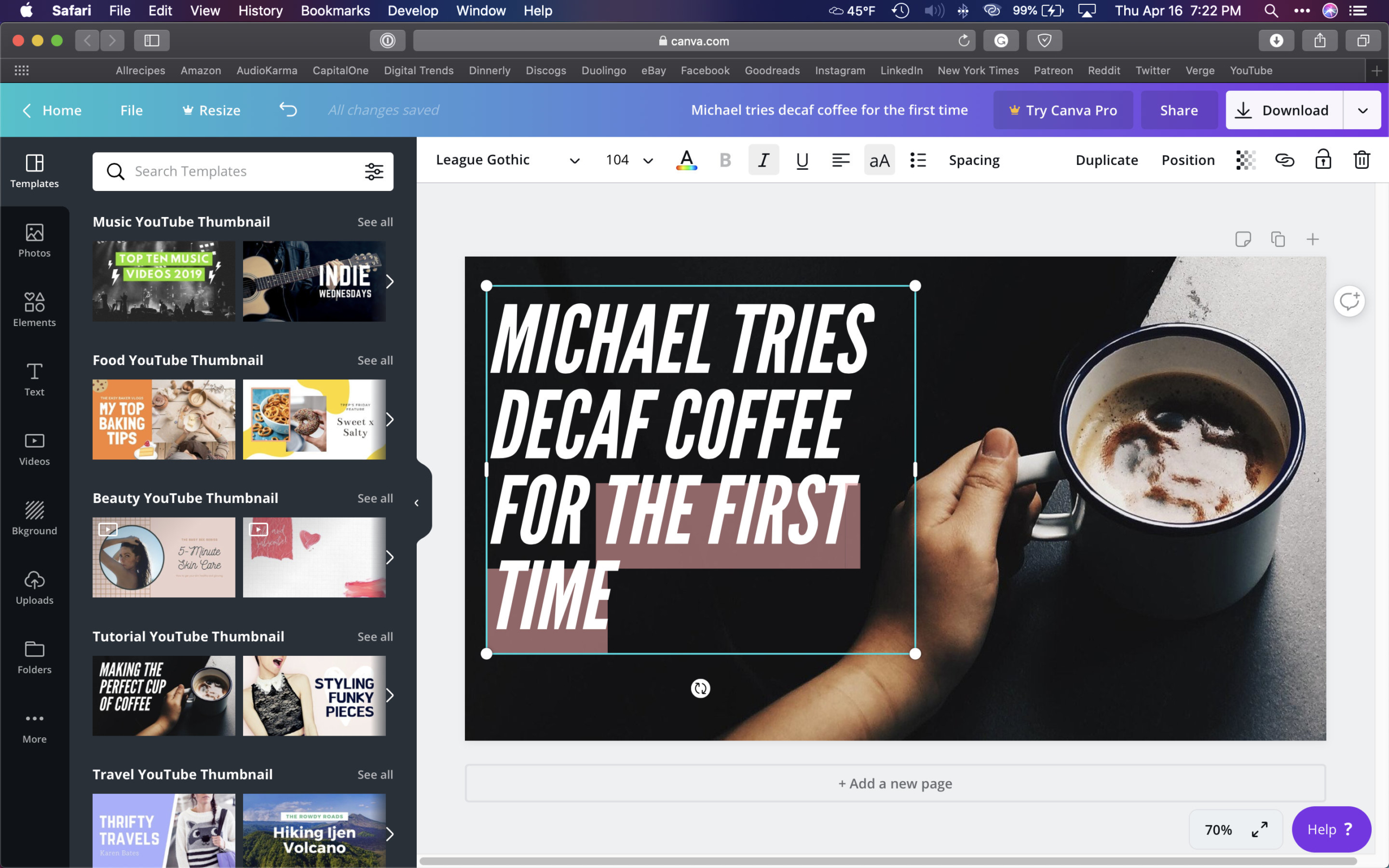 Canva Text Editing