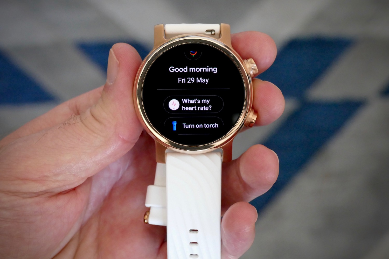 Moto 360 Google Assistant screen