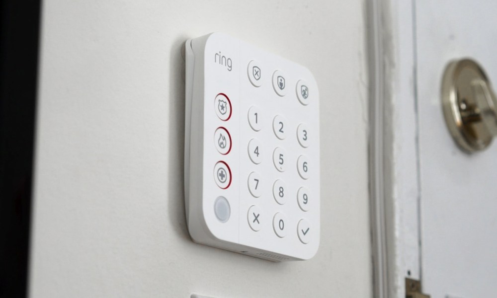 Ring Alarm (2nd Gen) Keypad on wall