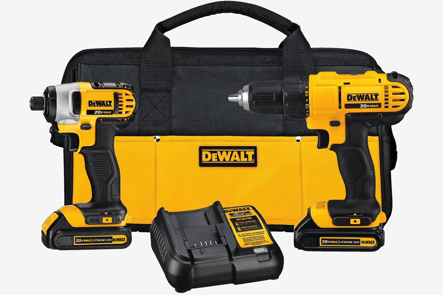 Dewalt 20V MAX Cordless Drill Combo Kit