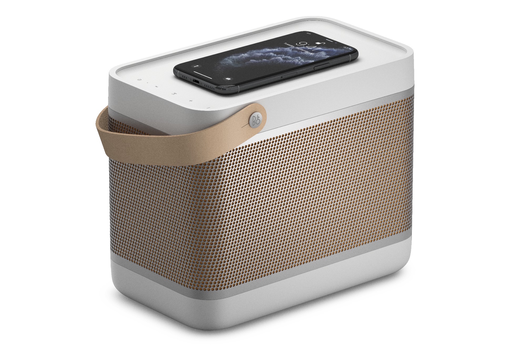 Bang and Olufsen Beolit 20 Bluetooth speaker with wireless charging