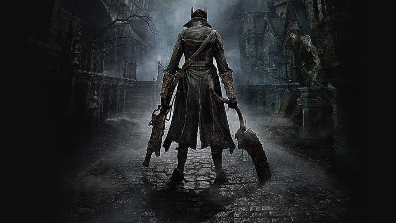 The hero of Bloodborne stands tall.