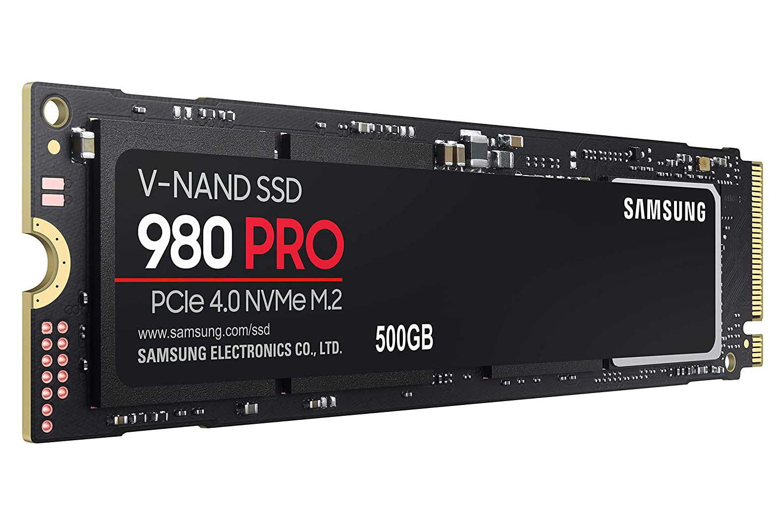 The Samsung 980 Pro 500GB SSD.