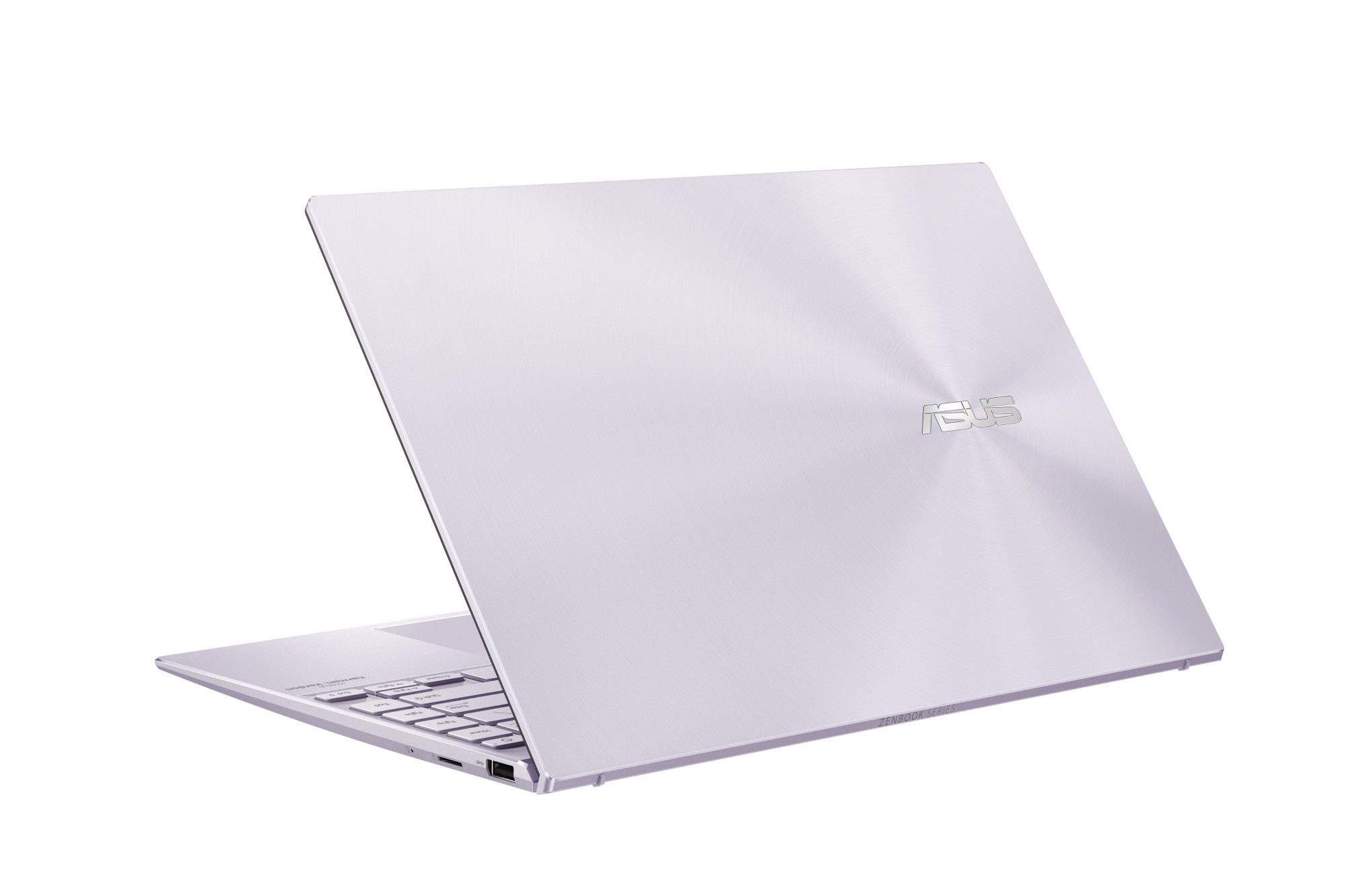 asus announces zenbook 13 oled and 14 ces 2021 um325ua sa product photo 2p lilac mist 10 touchpad