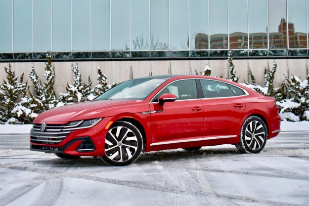 2021 volkswagen arteon review front three quarter