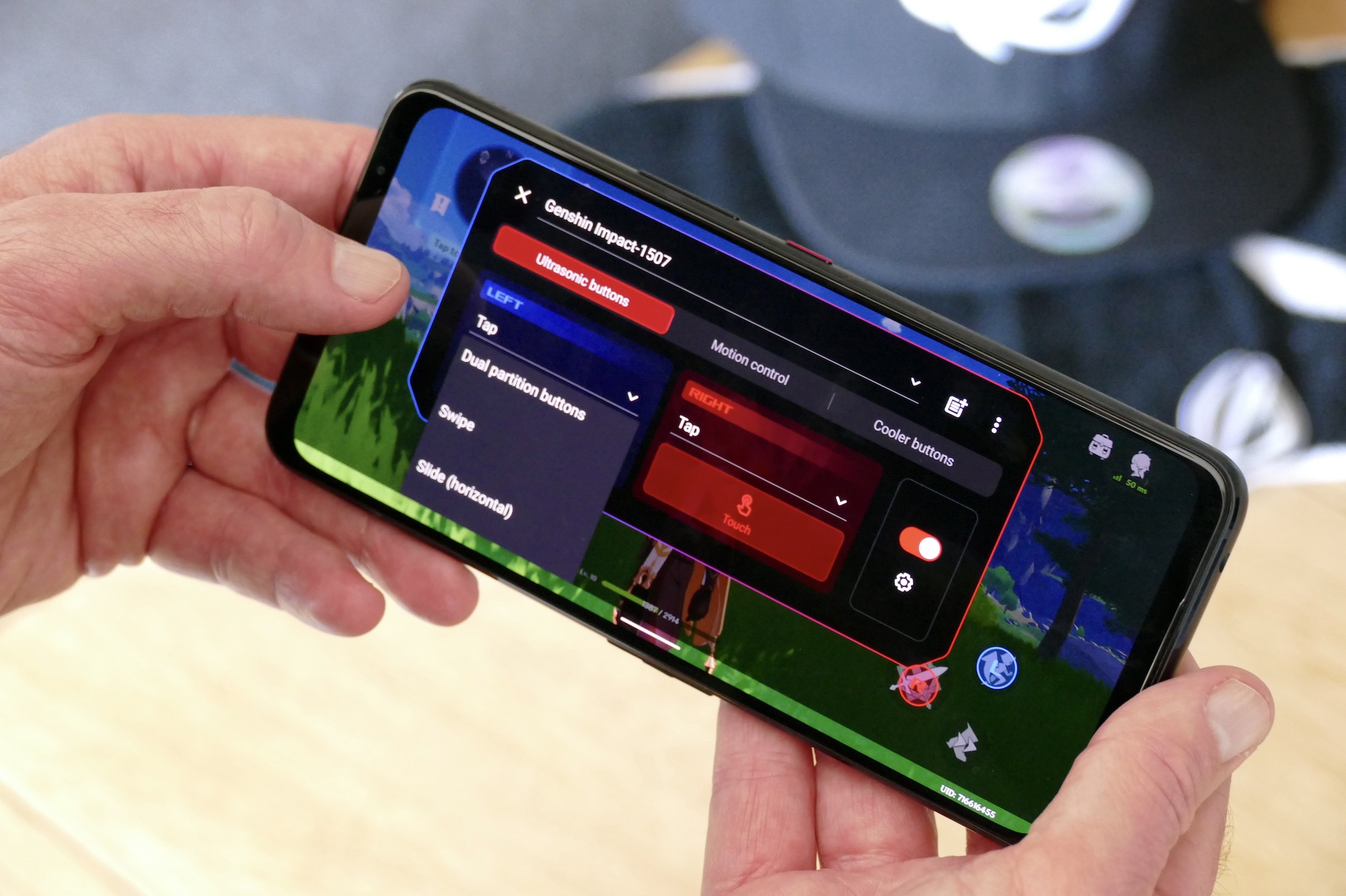 asus rog phone 5 review airtrigger settings