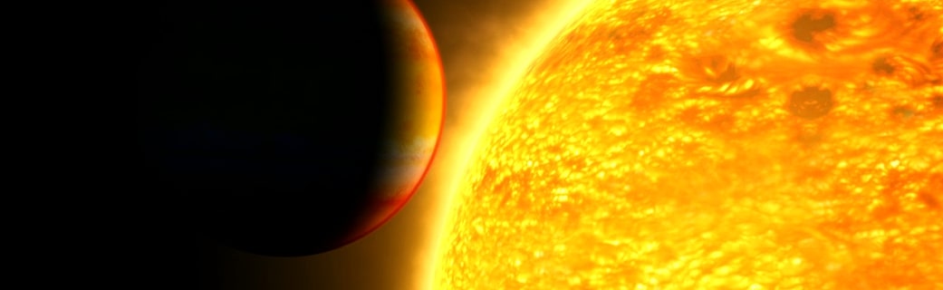 Illustration of an exoplanet