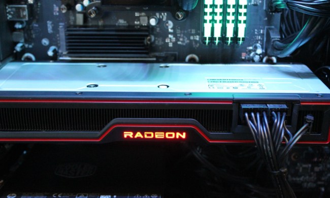 RX 6700 XT graphics card installed in computer.