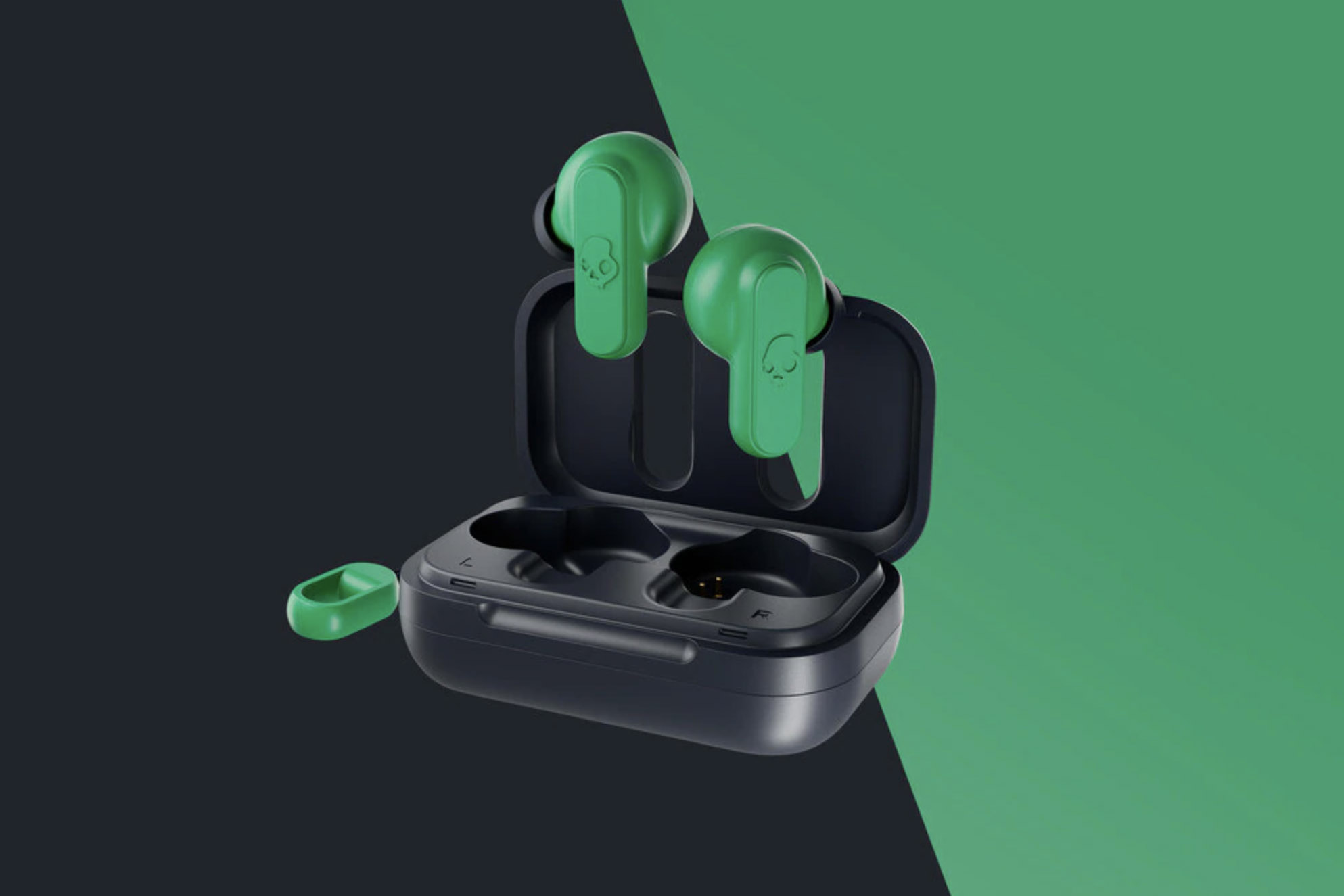 skullcandy dime wireless earbuds green 2