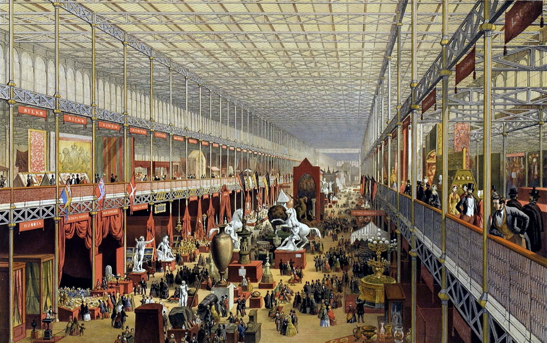 Grand International Exhibition of CrystalPalaceinterior