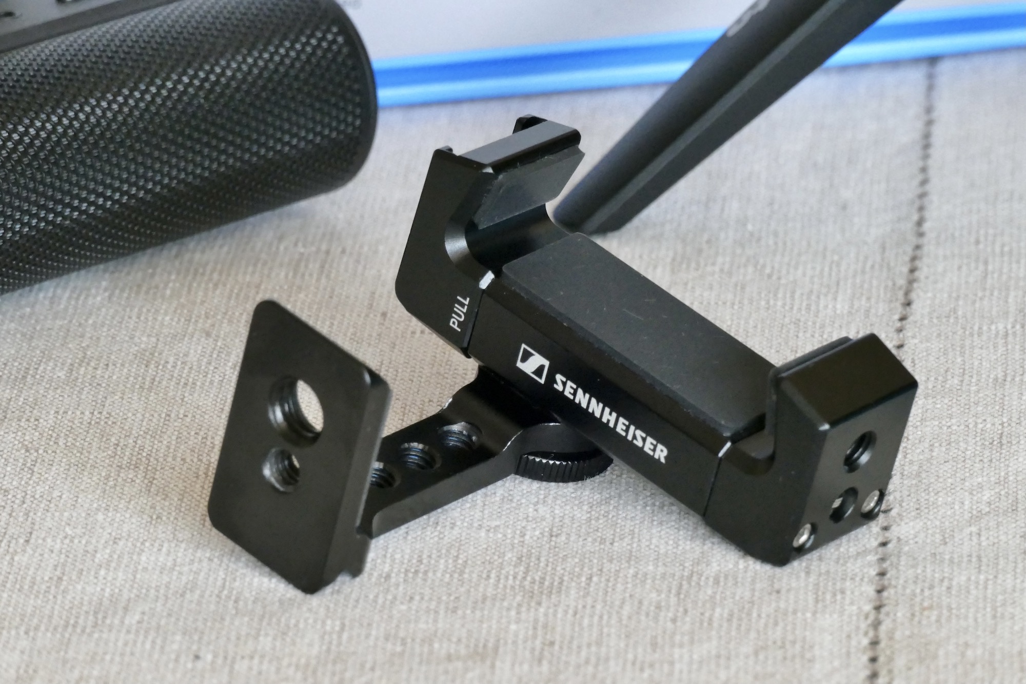 sennheiser mke 400 mobile kit review mke400 clamp