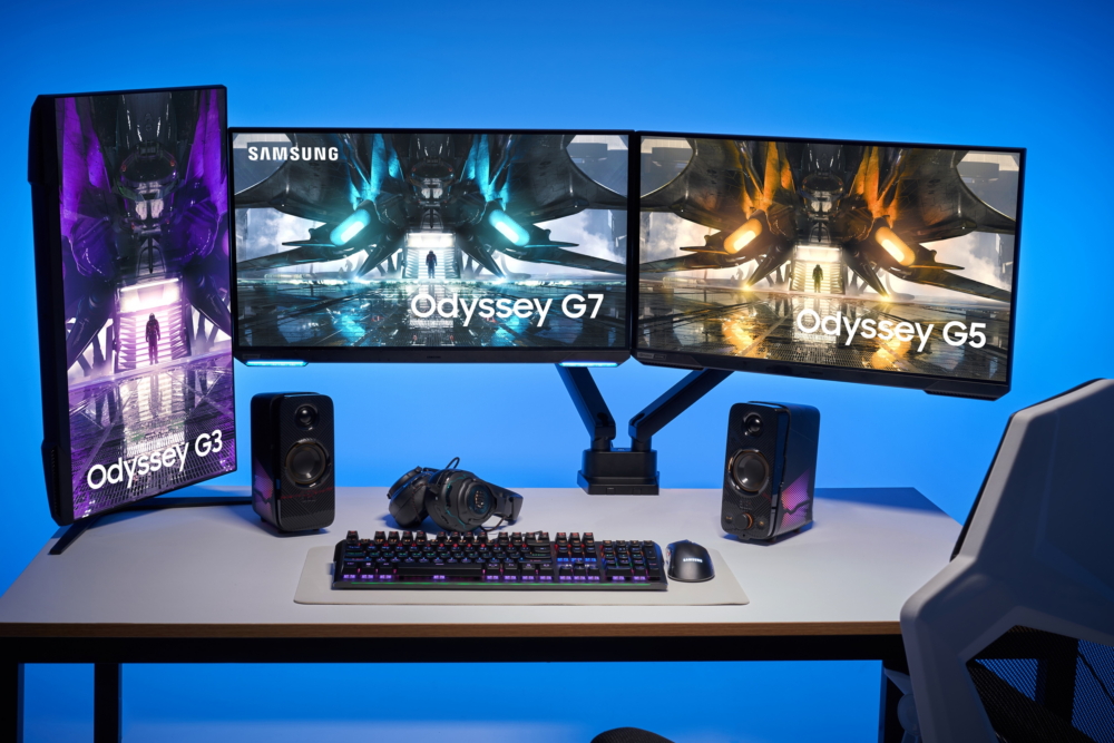 Samsung expands Odyssey gaming monitor lineup with new flat screen options. 