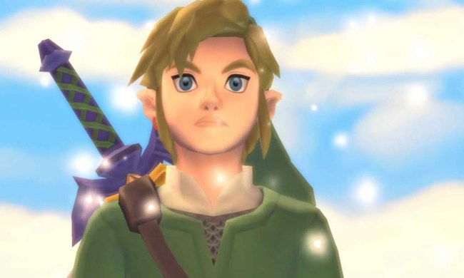 A portrait of Link, the hero of The Legend of Zelda: Skyward Sword HD.