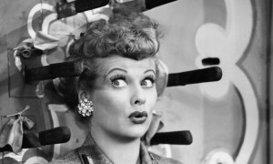 Lucille Ball in I Love Lucy.