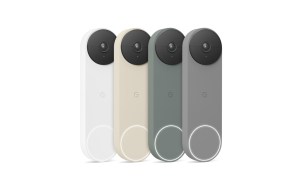 The various colors of the Nest Doorbell 2021 model.