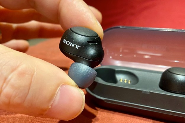 Sony WF-C500 true wireless earbuds.