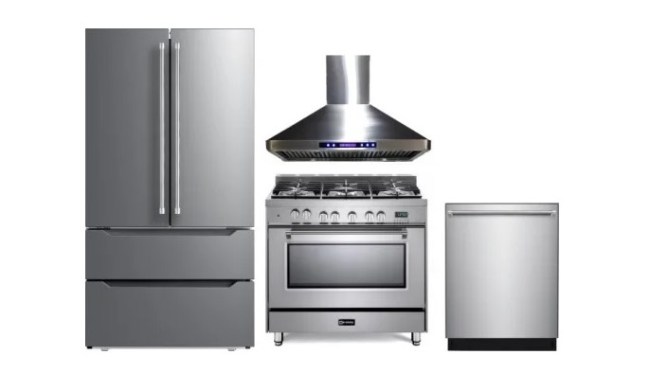 Verona Prestige Series 4-Piece Appliance Set.