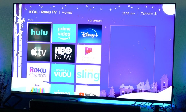 Roku Home Screen with ads missing.