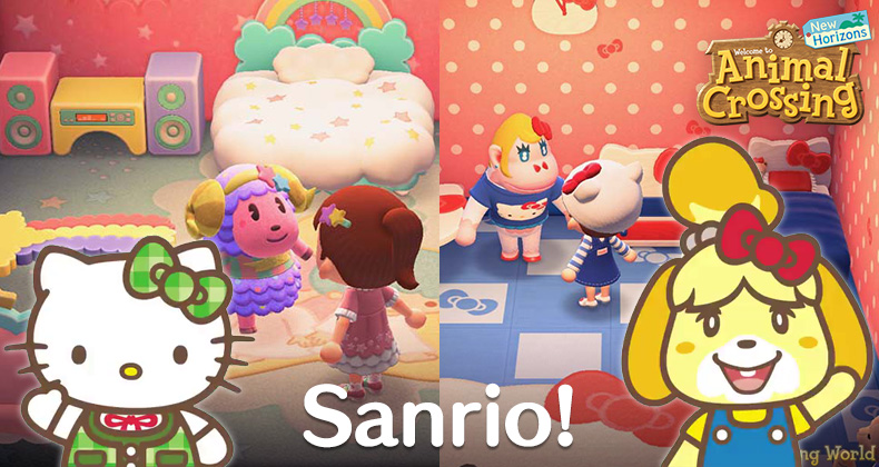 how to get sanrio items in animal crossing new horizons