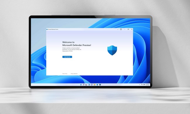 The Windows Security app in Windows 11.