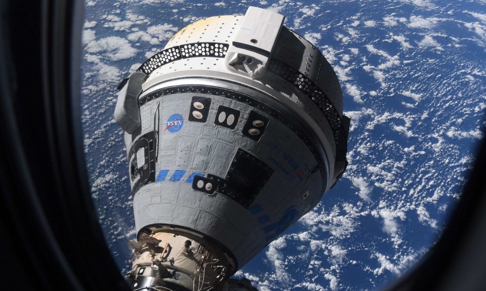 Boeing's Starliner capsule docked at the ISS.