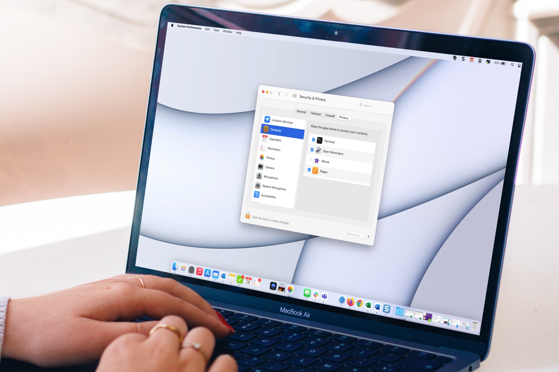 how to control app access mac macbook privacy security