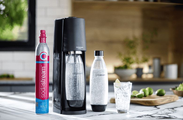 The SodaStream Terra sparkling water maker.