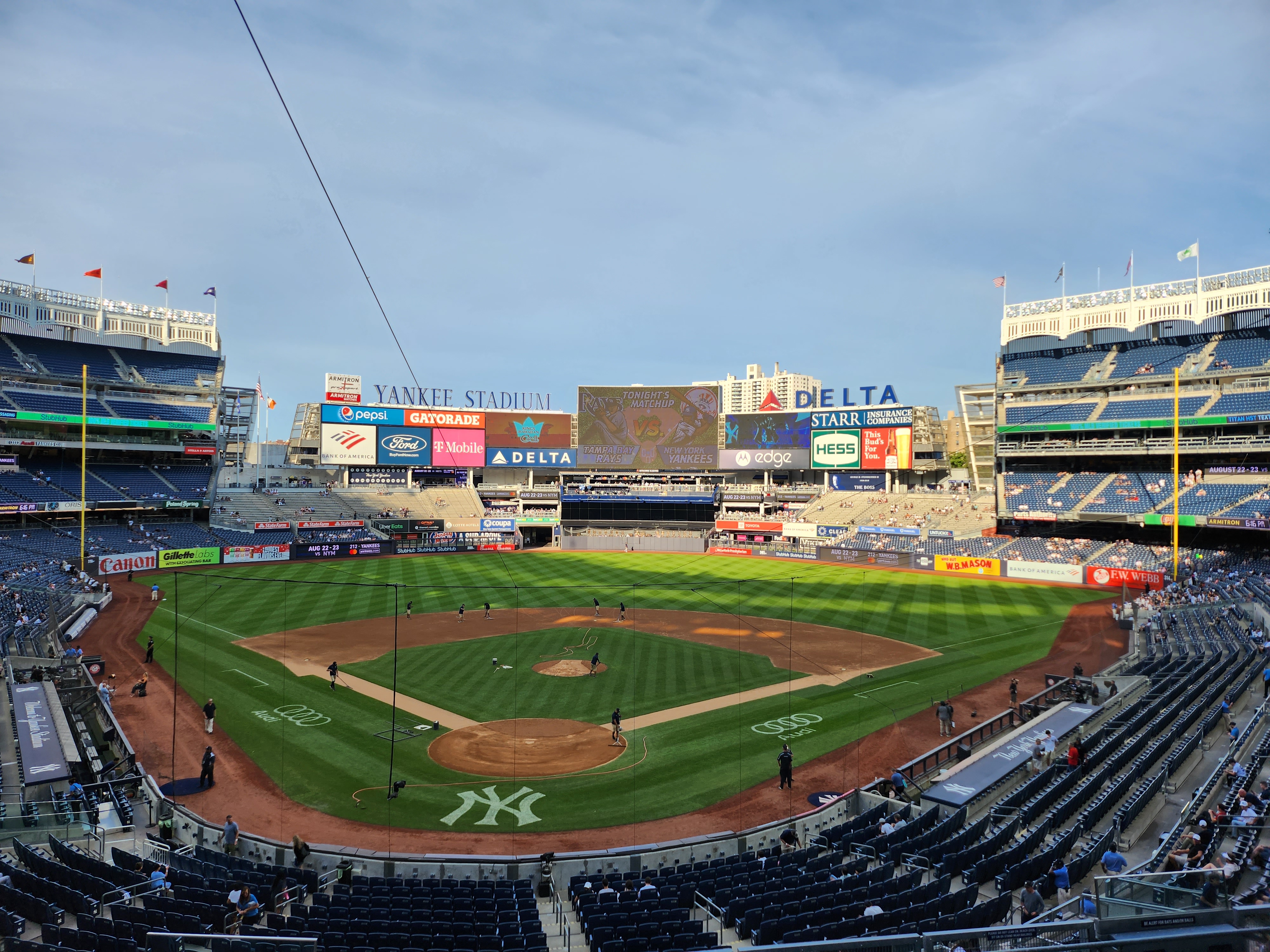Photo of Yankee Stadium.