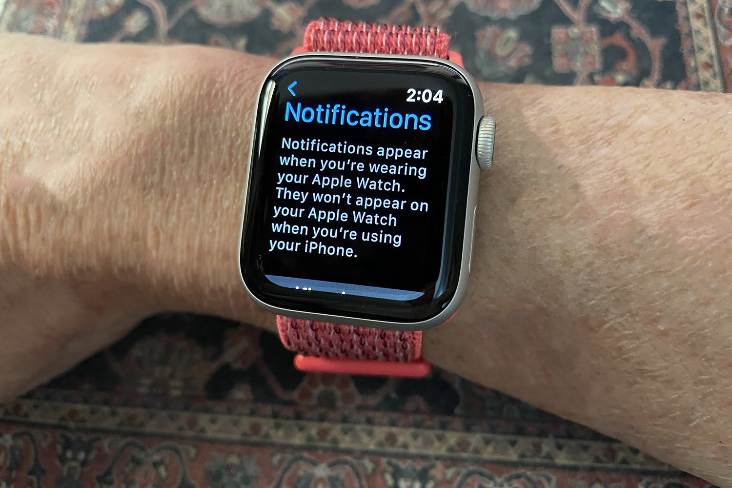 how to manage apple watch notifications