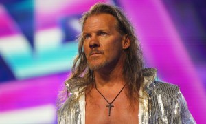 Chris Jericho stares at someone from AEW Dynamite.