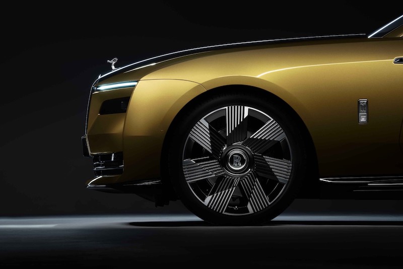 Rolls-Royce's Spectre, its first all-electric vehicle.