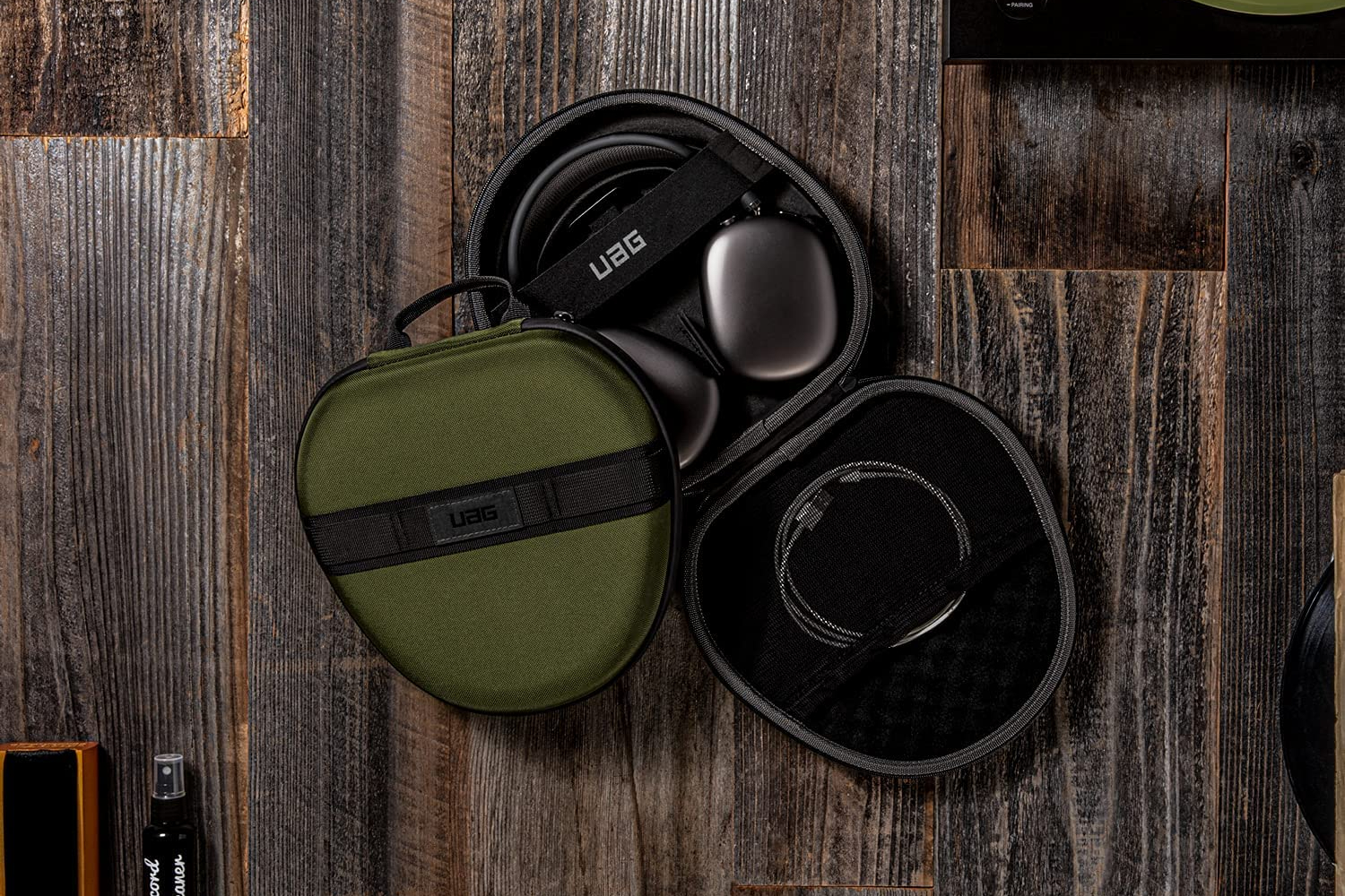 The Urban Armor Gear Ration Potective Case For Apple AirPods Max.