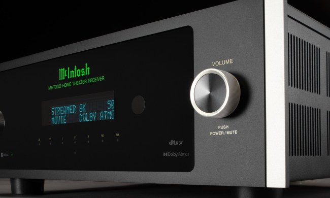 The McIntosh MHT300 Home Theater Receiver.
