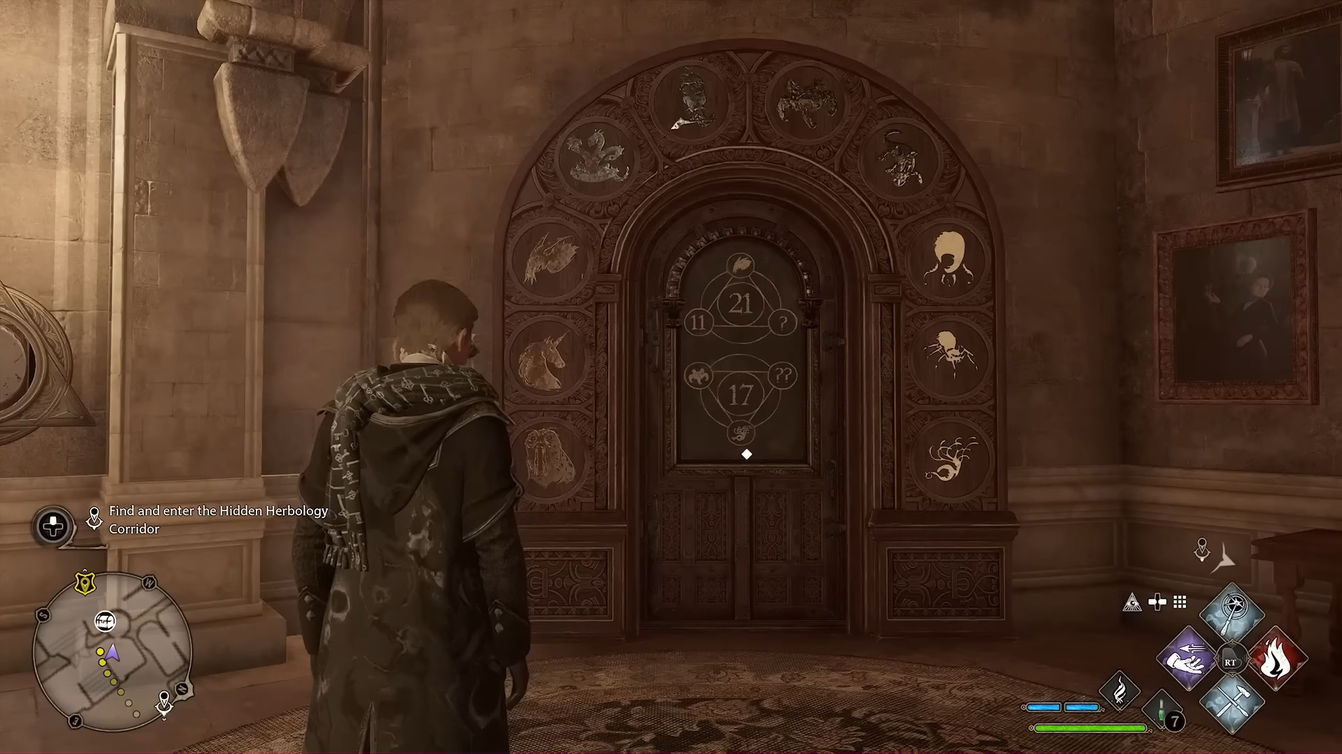 hogwarts legacy door puzzle how to solve arithmancy