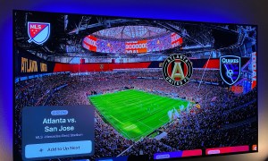 Atlanta-San Jose game page for MLS Season Pass on Apple TV.