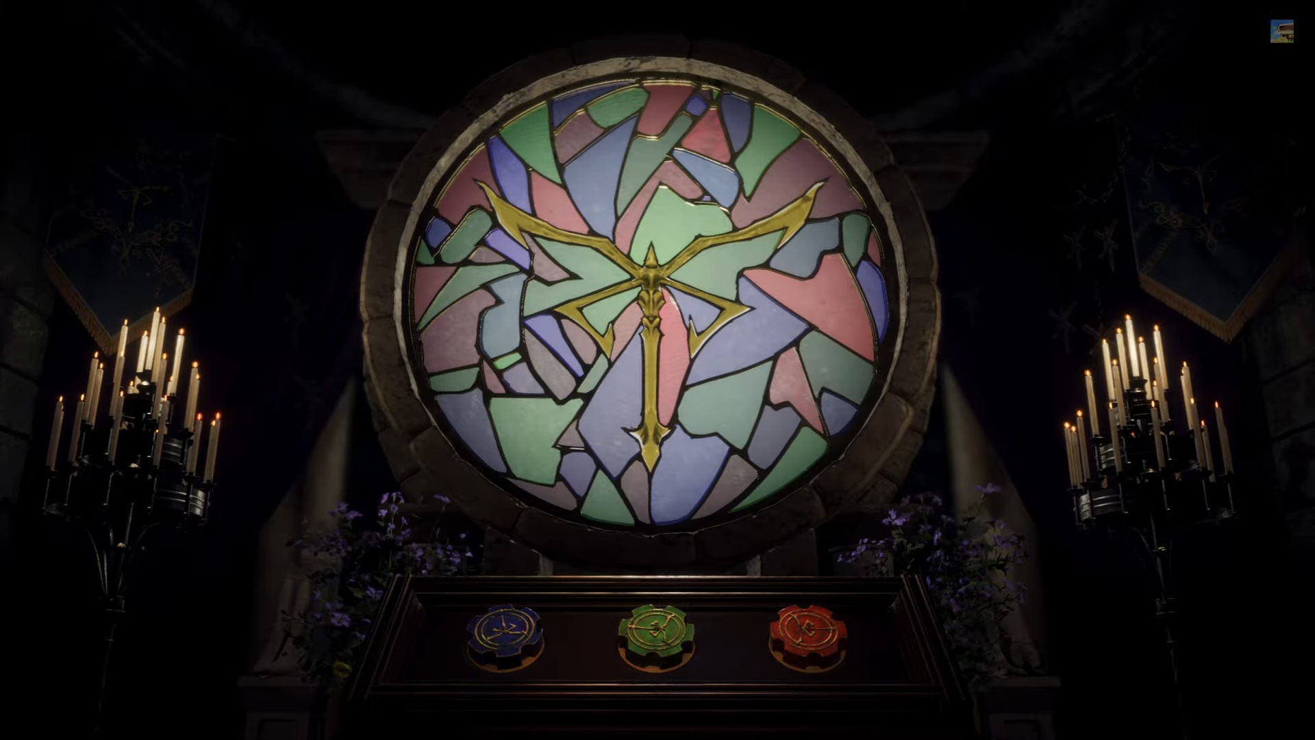 resident evil 4 solve stained glass church puzzle