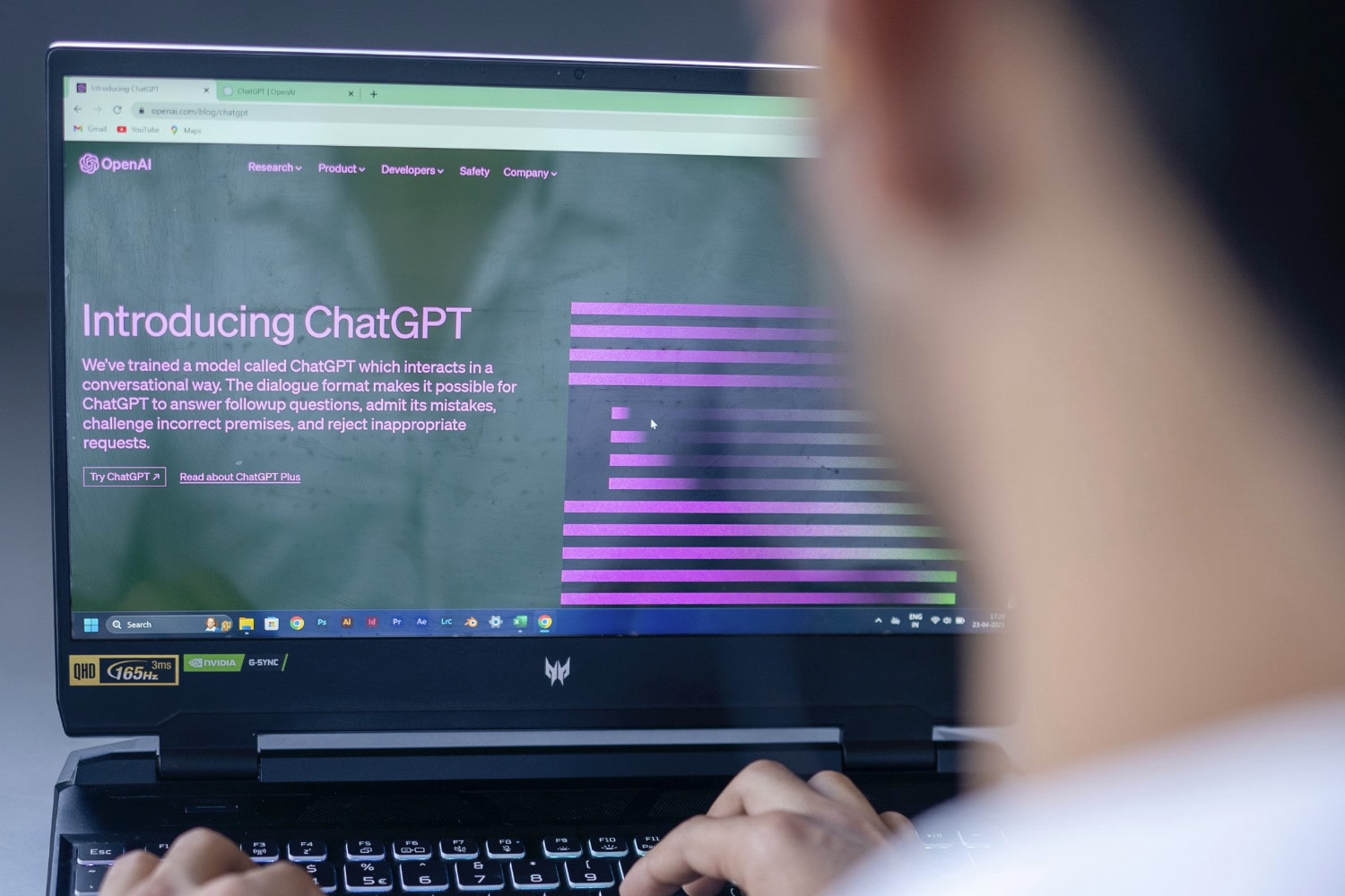 chatgpt security risk malwarebytes survey laptop viralyft unsplash