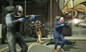 Four players fight in Payday 3.