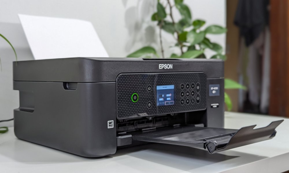 The Epson Expression Home XP-4200 is an attractive and compact all-in-one.