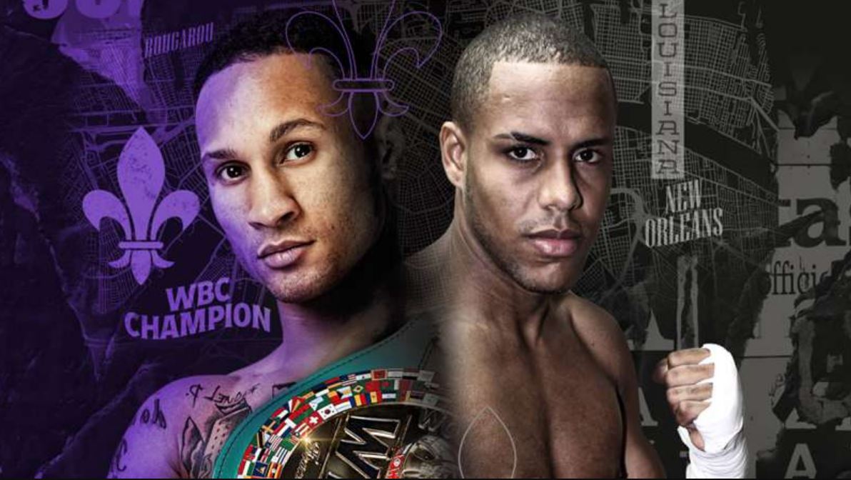 DAZN promotional poster of Regis Prograis and Danielito Zorrilla.