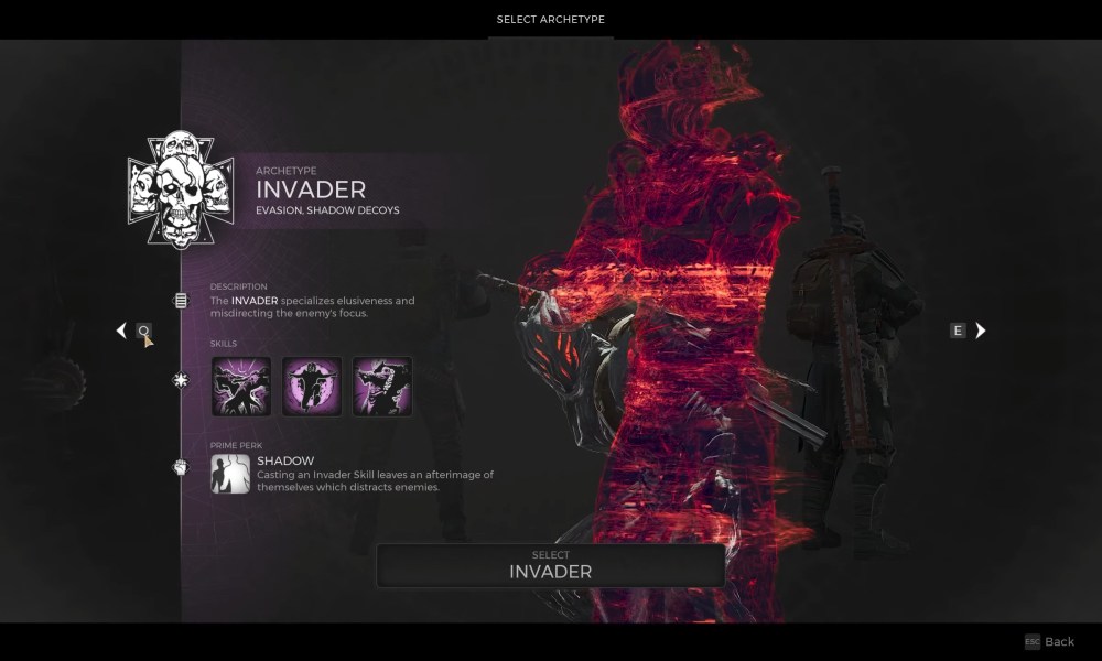 An overview of the invader archtype in Remnant 2.