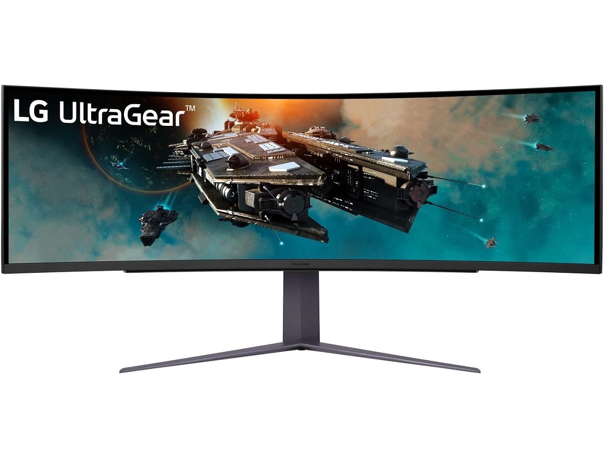 The LG UltraGear 49-inch curved gaming monitor.